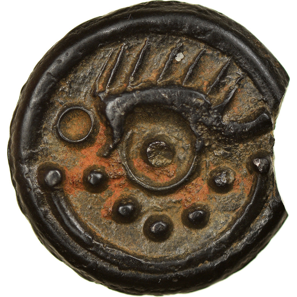 Coin, Suessiones, Potin, AU(55-58), Potin, Delestrée:530