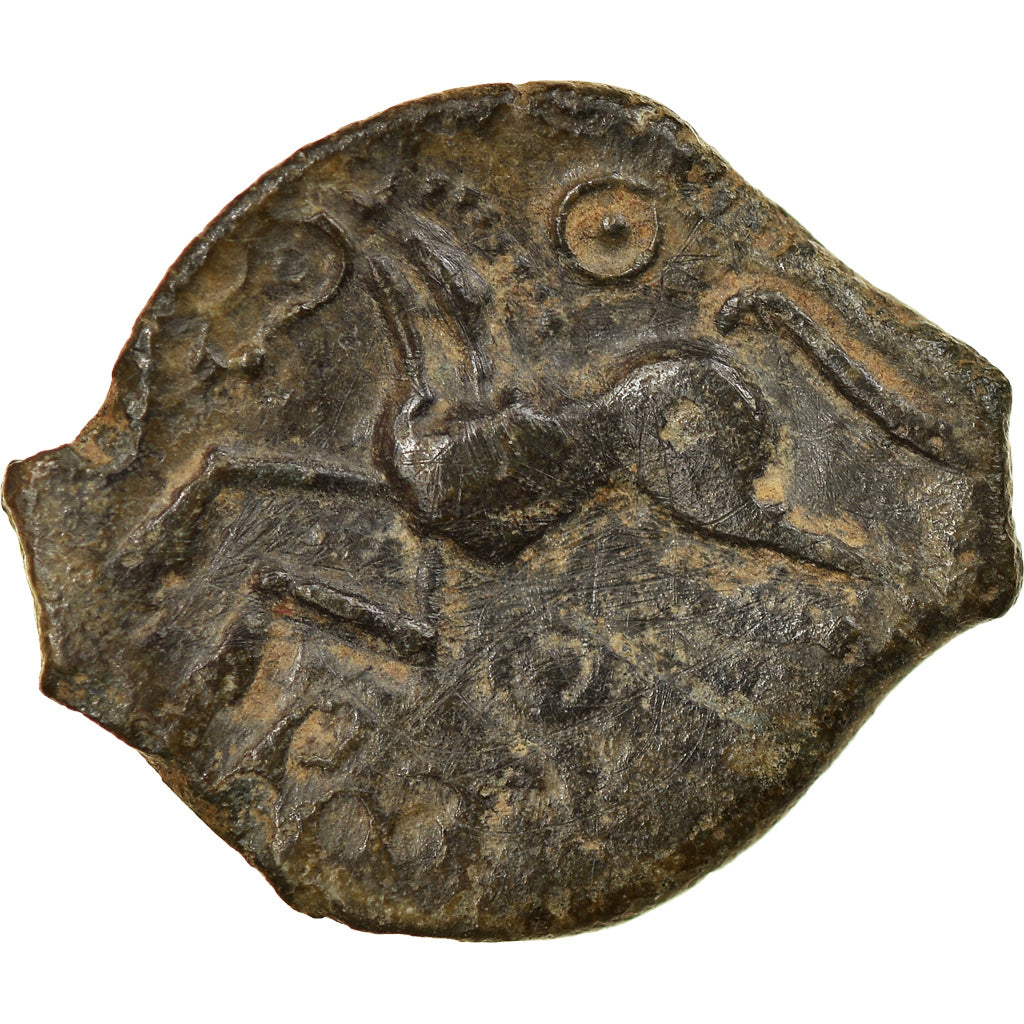 Münze, Meldi, Bronze Æ, SS, Bronze, Delestrée:580