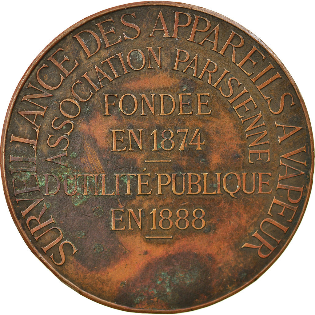 France, Médaille, Denis Papin, Surveillance des appareils à vapeur, Business &