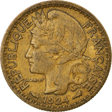Coin, Togo, 50 Centimes, 1924, Paris, EF(40-45), Aluminum-Bronze, KM:1