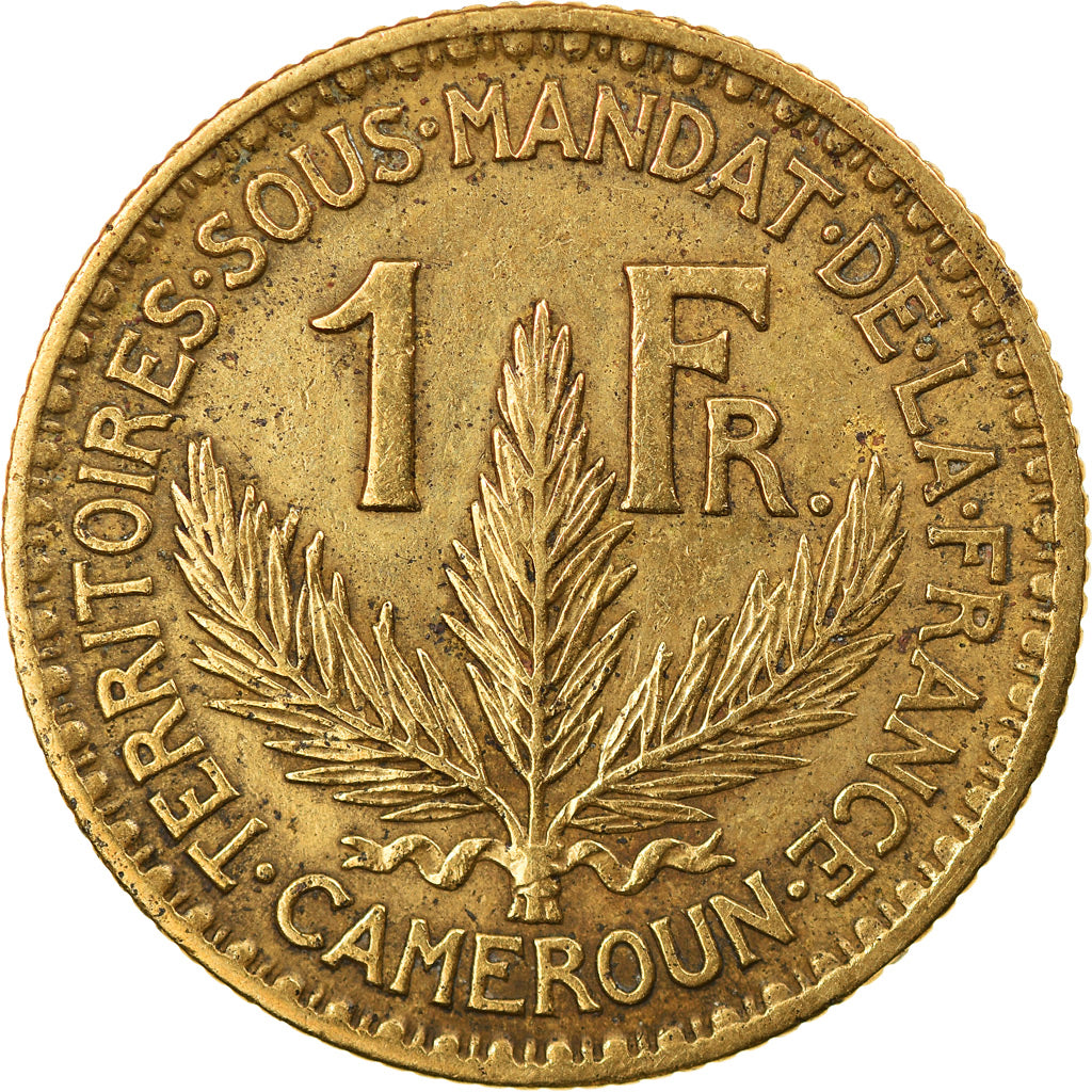 Coin, Cameroon, Franc, 1925, Paris, EF(40-45), Aluminum-Bronze, KM:2, Lecompte:7