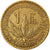 Munten, Kameroen, Franc, 1925, Paris, ZF, Aluminum-Bronze, KM:2, Lecompte:7