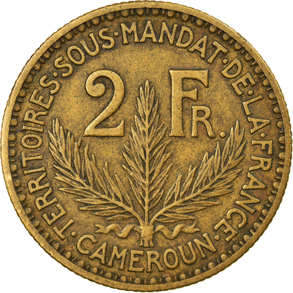 Moneta, Camerun, 2 Francs, 1925, Paris, BB, Alluminio-bronzo, KM:3