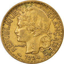 Coin, Togo, Franc, 1924, Paris, EF(40-45), Aluminum-Bronze, KM:2