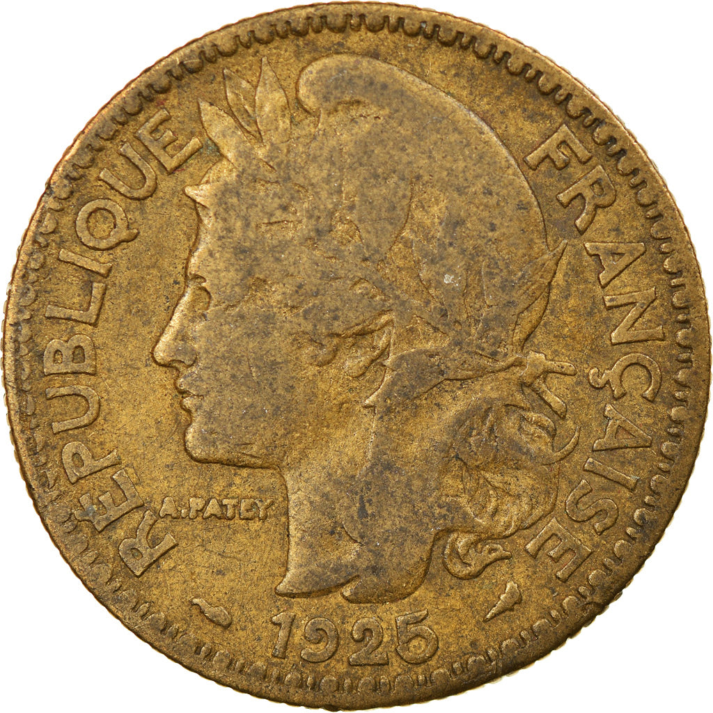 Coin, Togo, 2 Francs, 1925, Paris, VF(20-25), Aluminum-Bronze, KM:3