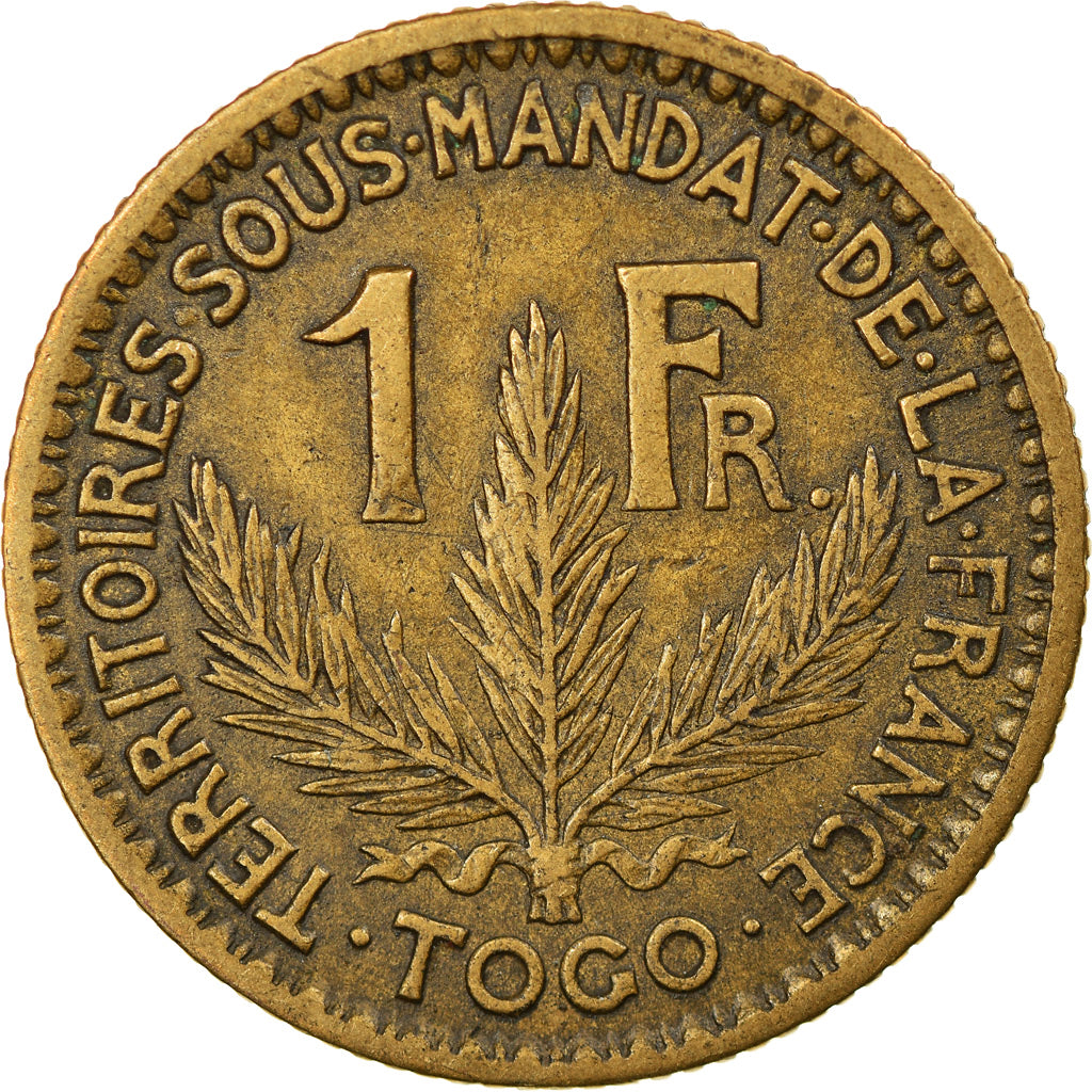 Coin, Togo, Franc, 1925, Paris, EF(40-45), Aluminum-Bronze, KM:2, Lecompte:12