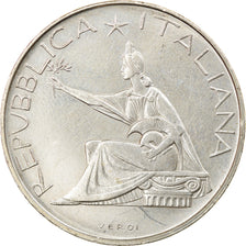 Coin, Italy, 500 Lire, 1961, Rome, AU(55-58), Silver, KM:99