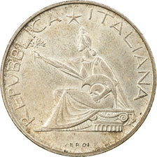 Coin, Italy, 500 Lire, 1961, Rome, AU(55-58), Silver, KM:99
