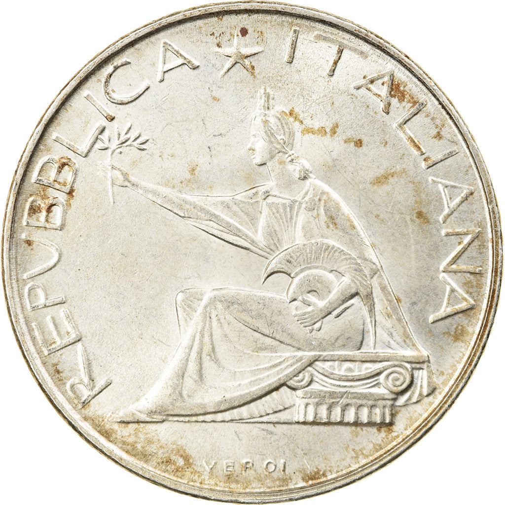 Coin, Italy, 500 Lire, 1961, Rome, AU(55-58), Silver, KM:99