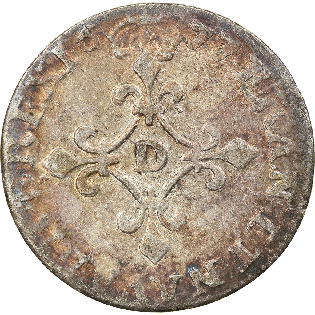 Moneta, Francja, Louis XIV, 4 Sols dits « des Traitants », 4 Sols, 1677