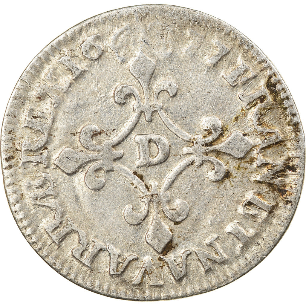 Monnaie, France, Louis XIV, 4 Sols dits « des Traitants », 4 Sols, 1677