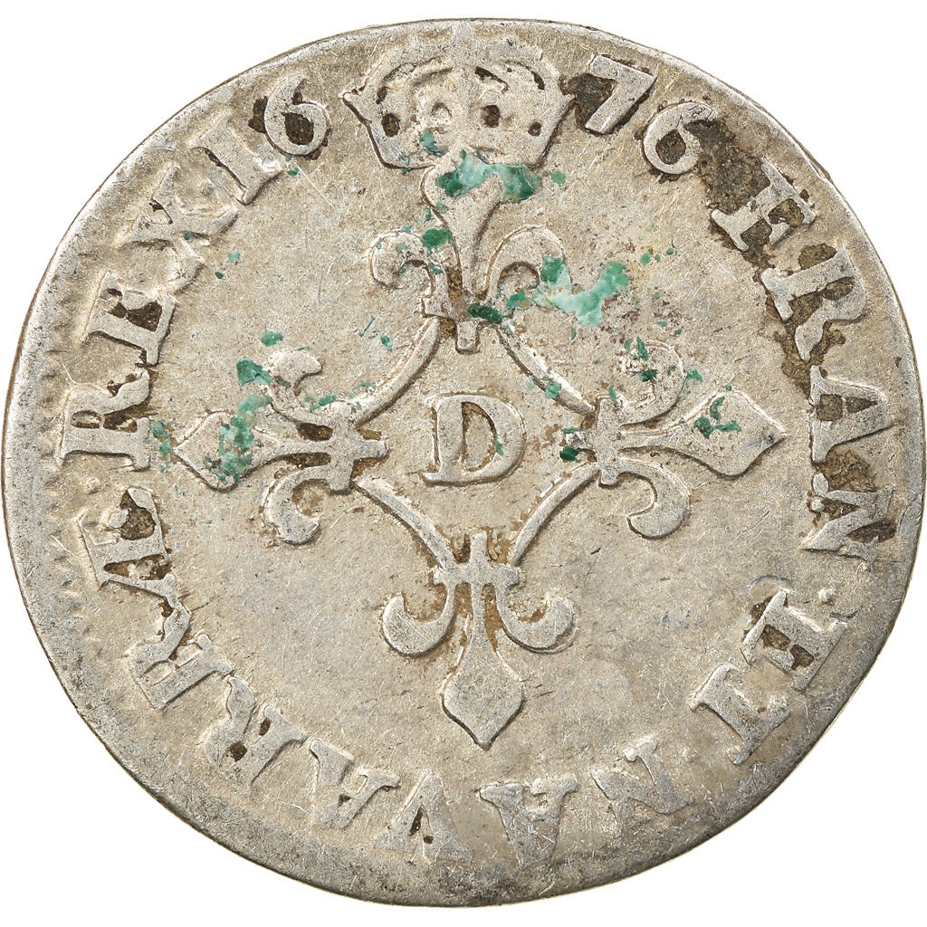 Moneda, Francia, Louis XIV, 4 Sols dits « des Traitants », 4 Sols, 1676