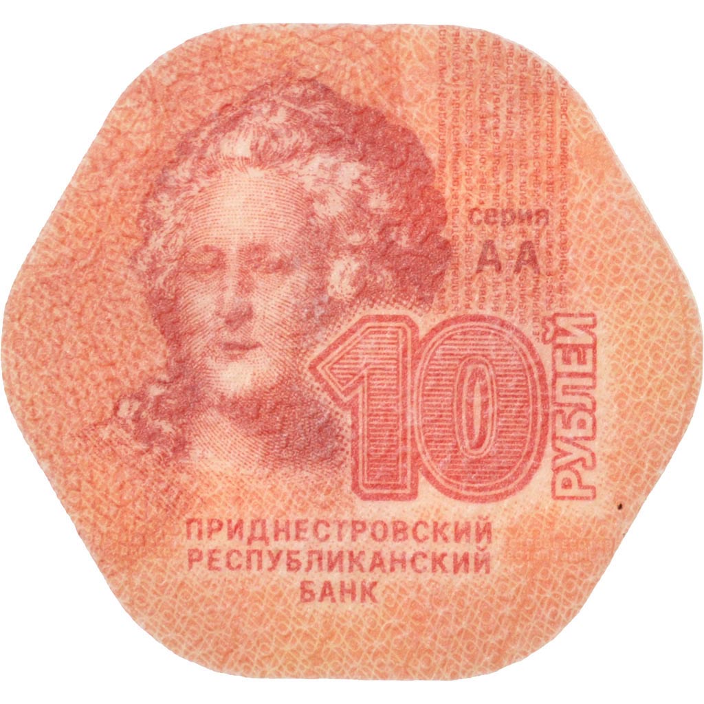 Transnistria, 10 Roubles, 2014, KM #New, MS(63), Plastic, 0.90