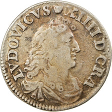 Coin, France, Louis XIV, 4 Sols des Traitants, 1675, Vimy, VF(30-35), Silver