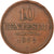 Moneta, Włochy, 10 Centisimi, 1852, Venezia, EF(40-45), Bronze