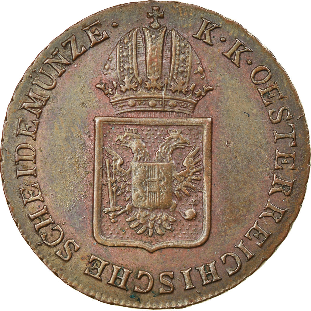 Moneta, Austria, Franz II (I), 1/2 Kreuzer, 1816, Vienna, SPL-, Rame, KM:2110