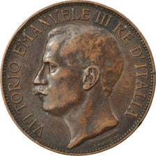 Coin, Italy, Vittorio Emanuele III, 10 Centesimi, 1911, Rome, VF(20-25), Bronze
