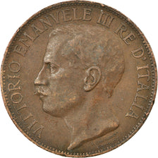 Moneta, Italia, Vittorio Emanuele III, 10 Centesimi, 1911, Rome, MB, Bronzo