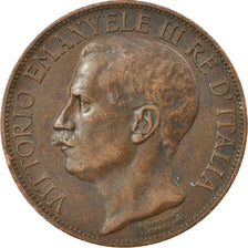 Coin, Italy, Vittorio Emanuele III, 10 Centesimi, 1911, Rome, EF(40-45), Bronze
