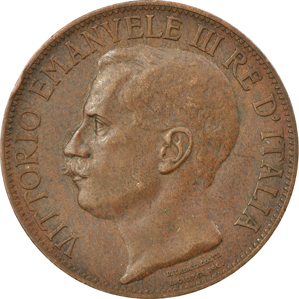 Moeda, Itália, Vittorio Emanuele III, 10 Centesimi, 1911, Rome, EF(40-45)