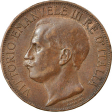 Moneda, Italia, Vittorio Emanuele III, 10 Centesimi, 1911, Rome, MBC, Bronce