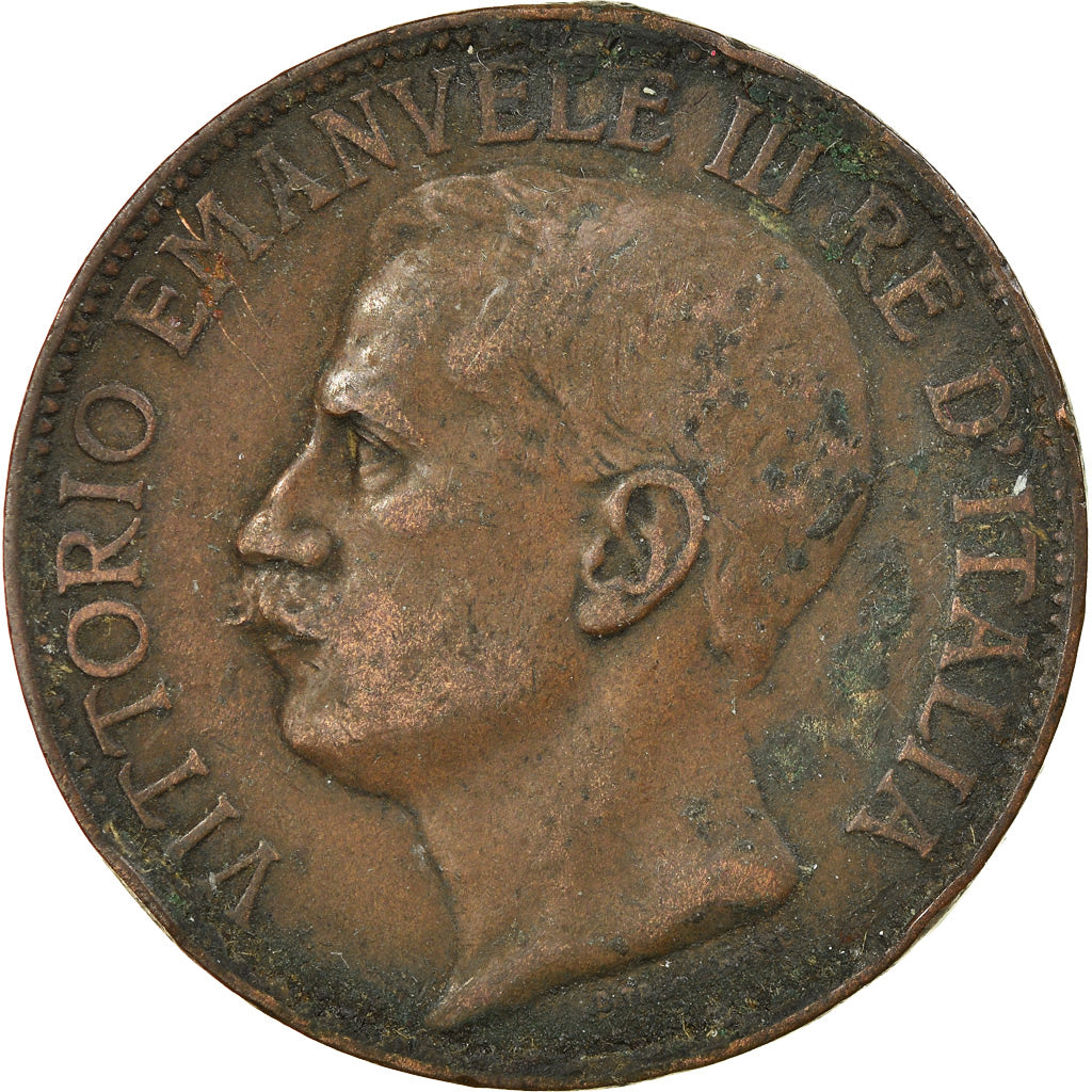 Münze, Italien, Vittorio Emanuele III, 10 Centesimi, 1911, Rome, SS, Bronze