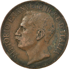 Münze, Italien, Vittorio Emanuele III, 10 Centesimi, 1911, Rome, SS, Bronze