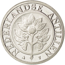 NETHERLANDS ANTILLES, 10 Cents, 2010, KM #34, MS(63), Nickel Bonded Steel, 18,..