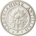 NETHERLANDS ANTILLES, 10 Cents, 2010, KM #34, MS(63), Nickel Bonded Steel, 18,..