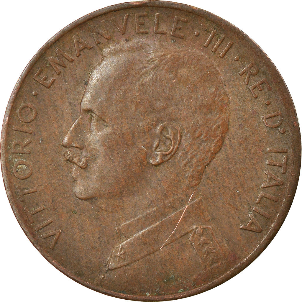 Coin, Italy, Vittorio Emanuele III, 2 Centesimi, 1917, Rome, VF(30-35), Bronze