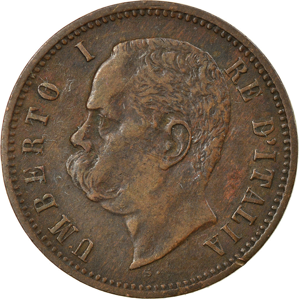 Coin, Italy, Umberto I, 2 Centesimi, 1897, Rome, VF(30-35), Copper, KM:30