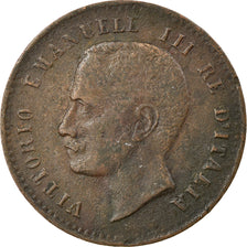 Coin, Italy, Vittorio Emanuele III, 2 Centesimi, 1908, Rome, VF(30-35), Bronze
