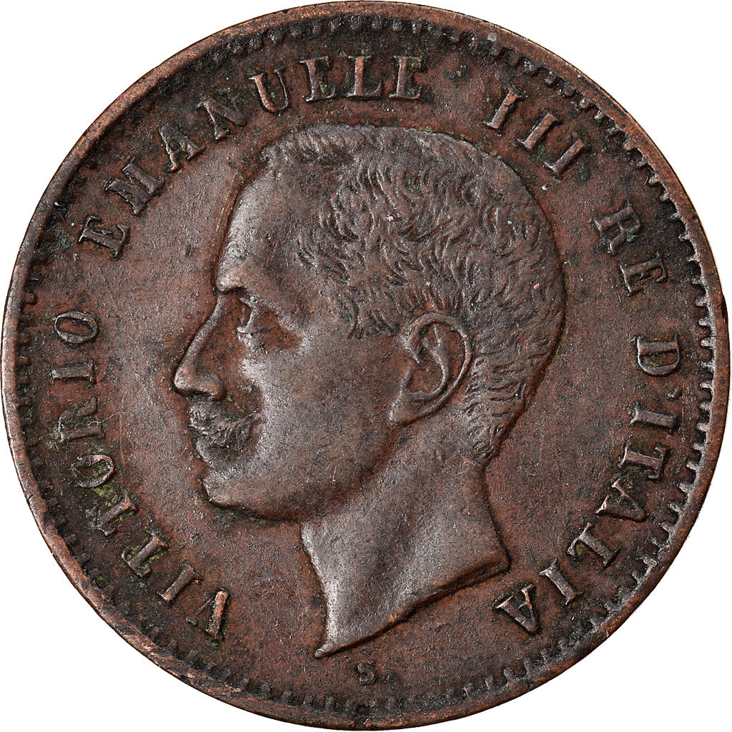 Moneta, Italia, Vittorio Emanuele III, 2 Centesimi, 1903, Rome, BB, Bronzo