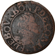 Coin, France, CHÂTEAU-REGNAULT, Double Tournois, Paris, VF(20-25), Copper
