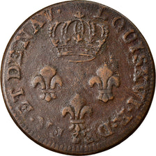 Monnaie, FRENCH GUIANA, Louis XVI, 2 Sous, 1780, Paris, TB+, Billon, KM:1