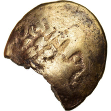 Münze, Helvetii, Quart de statere à la rouelle, Broken, S+, Electrum