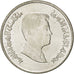 JORDAN, 5 Piastres, 2009, KM #73, MS(63), Nickel Plated Steel, 25.8, 4.95
