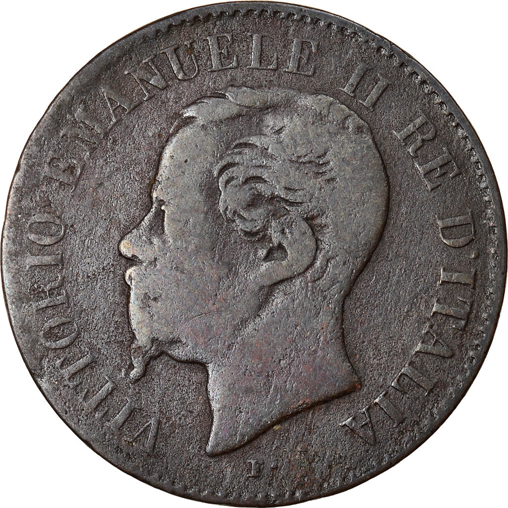 Munten, Italië, Vittorio Emanuele II, 2 Centesimi, 1867, Milan, FR, Koper
