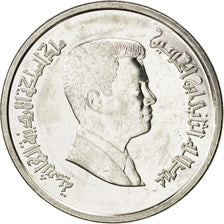 JORDAN, 10 Piastres, 2009, KM #74, MS(63), Nickel Plated Steel, 28, 7.90
