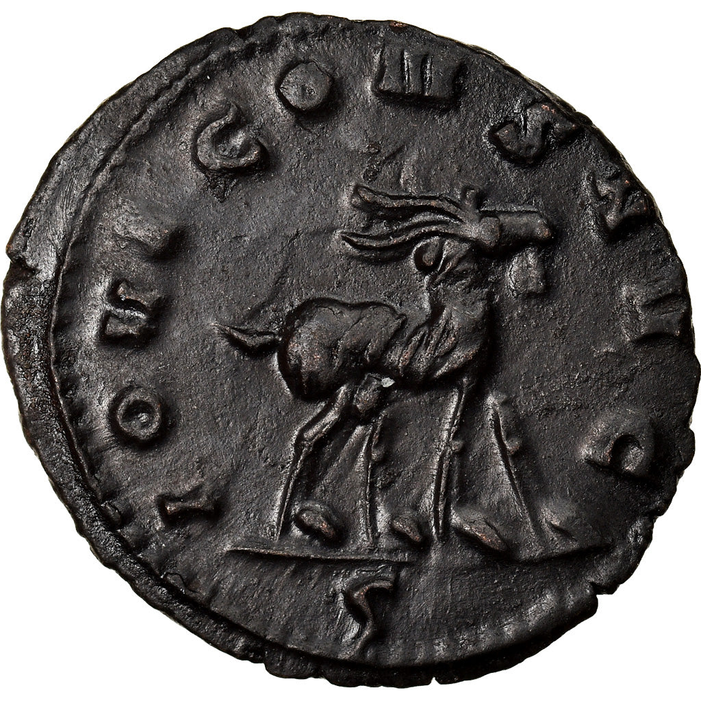 Coin, Gallienus, Antoninianus, AD 260-268, Rome, AU(55-58), Billon, RIC:207