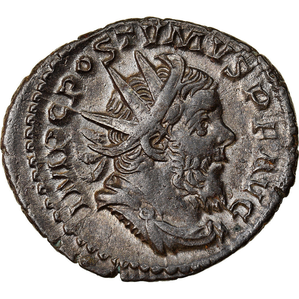 Coin, Postumus, Antoninianus, 260-269, Trier or Cologne, AU(55-58), Billon