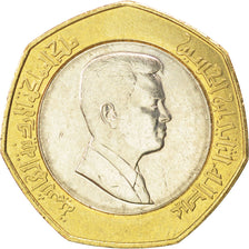 Moneda, Jordania, Abdullah II, 1/2 Dinar, 2008, SC, Bimetálico, KM:79