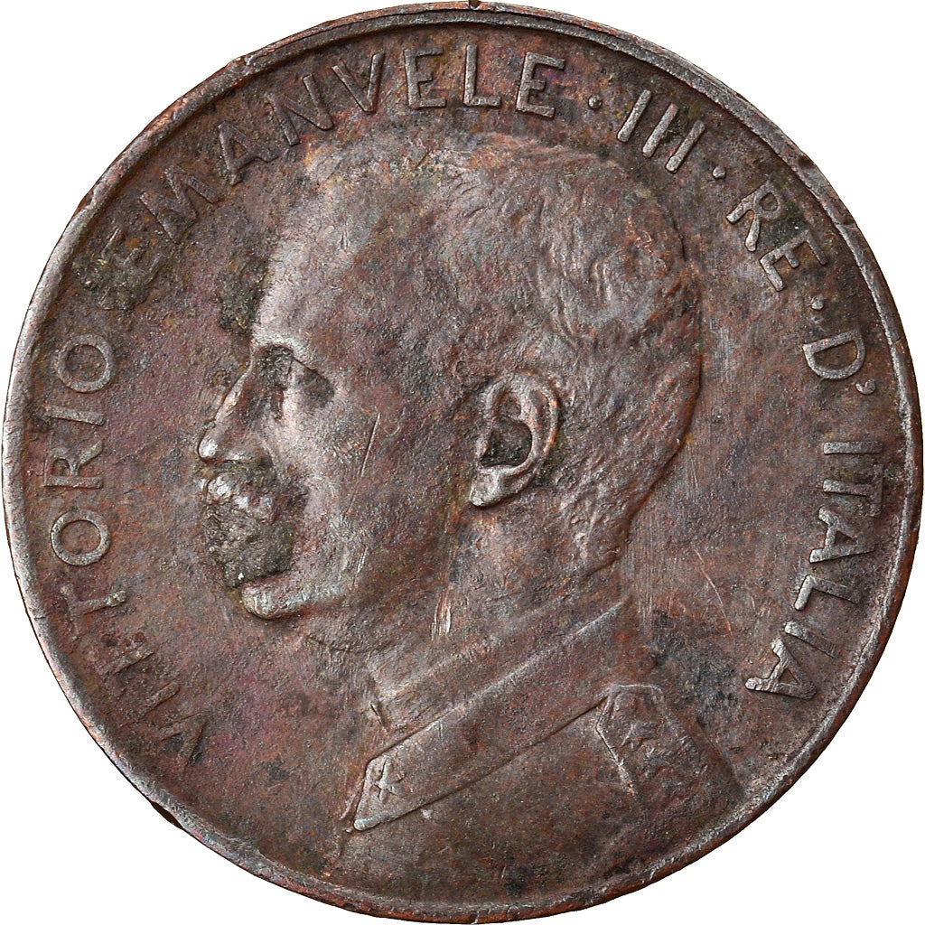 Moneda, Italia, Vittorio Emanuele III, 2 Centesimi, 1914, Rome, BC+, Bronce