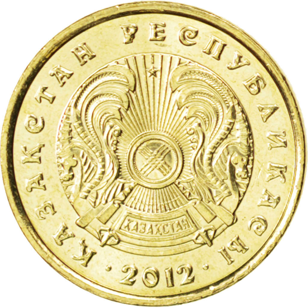 Moneta, Kazakistan, Tenge, 2012, SPL, Nichel-ottone, KM:23