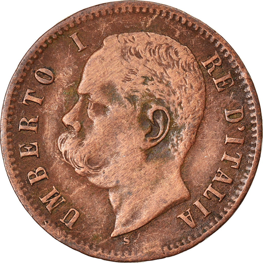 Munten, Italië, Umberto I, 2 Centesimi, 1900, Rome, FR+, Koper, KM:30