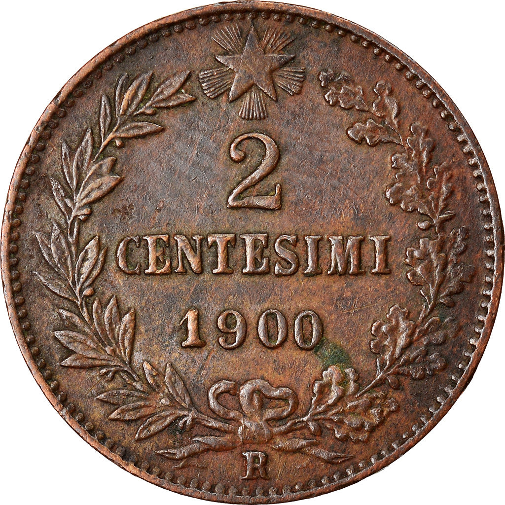 Monnaie, Italie, Umberto I, 2 Centesimi, 1900, Rome, TTB+, Cuivre, KM:30