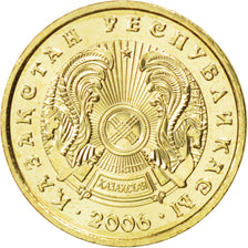 KAZAKHSTAN, 2 Tenge, 2006, Kazakhstan Mint, KM #64, MS(63), Nickel-Brass, 16,...