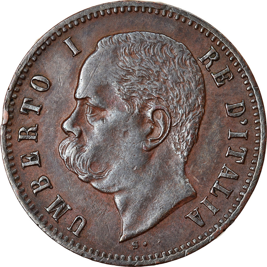 Moneta, Włochy, Umberto I, 2 Centesimi, 1900, Rome, AU(50-53), Miedź, KM:30