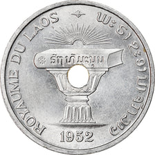 Coin, Lao, Sisavang Vong, 50 Cents, 1952, Paris, MS(63), Aluminum, KM:6
