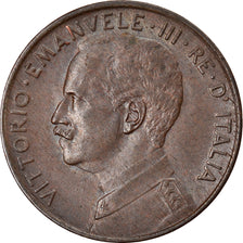 Moeda, Itália, Vittorio Emanuele III, 2 Centesimi, 1916, Rome, AU(55-58)